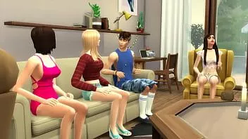 Odtwórz Impreza George'a z dziewczynami | The Sims 4: niegodziwe kaprysy