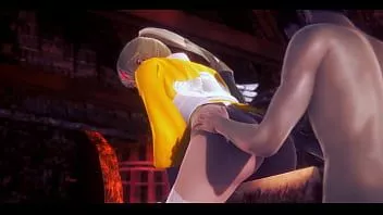 play Konosuba squirting party with aqua, darkness and megumin